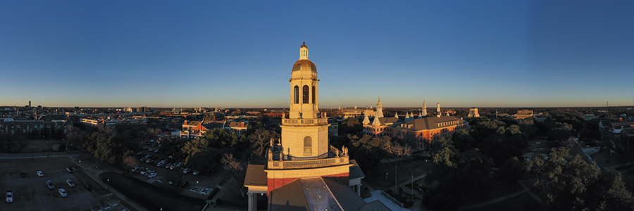 Image of the Baylor Campus skyline