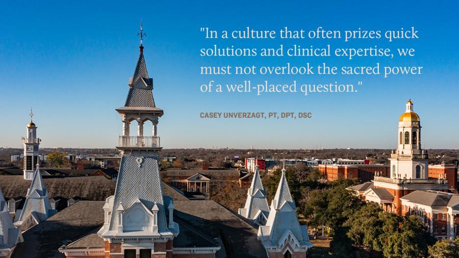 Quote: "In a culture that often prizes quick solutions and clinical expertise, we must not overlook the sacred power of a well-placed question."